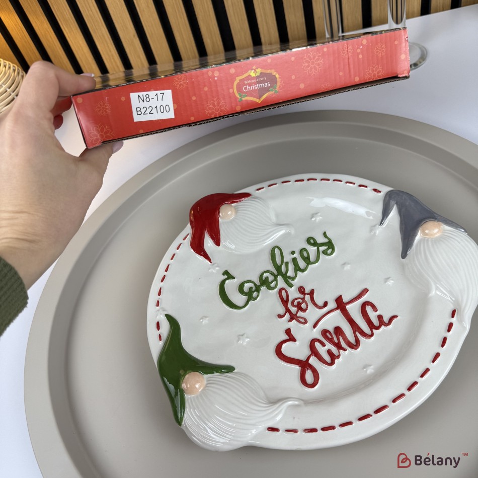 Christmas Plate "Happy New Year #2", 25/25/2 | 4