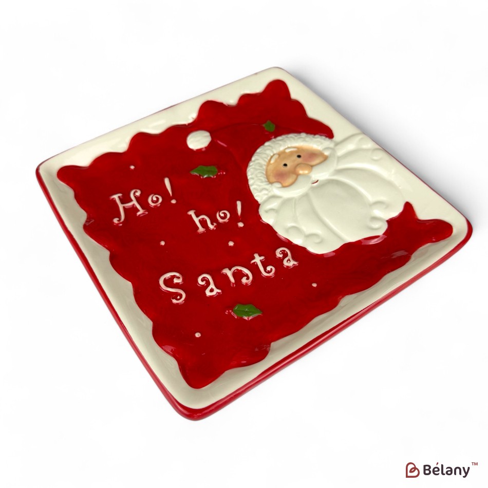 Farfurie de Crăciun „Ho-ho Santa #1`” 19/19/2 | 2
