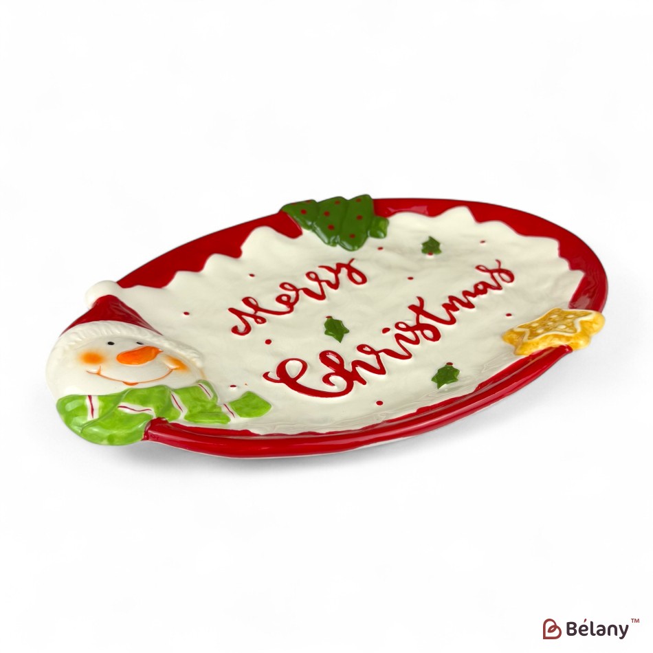 Mâncare de Crăciun „Fericire #2” alba 27/18/2 | 6