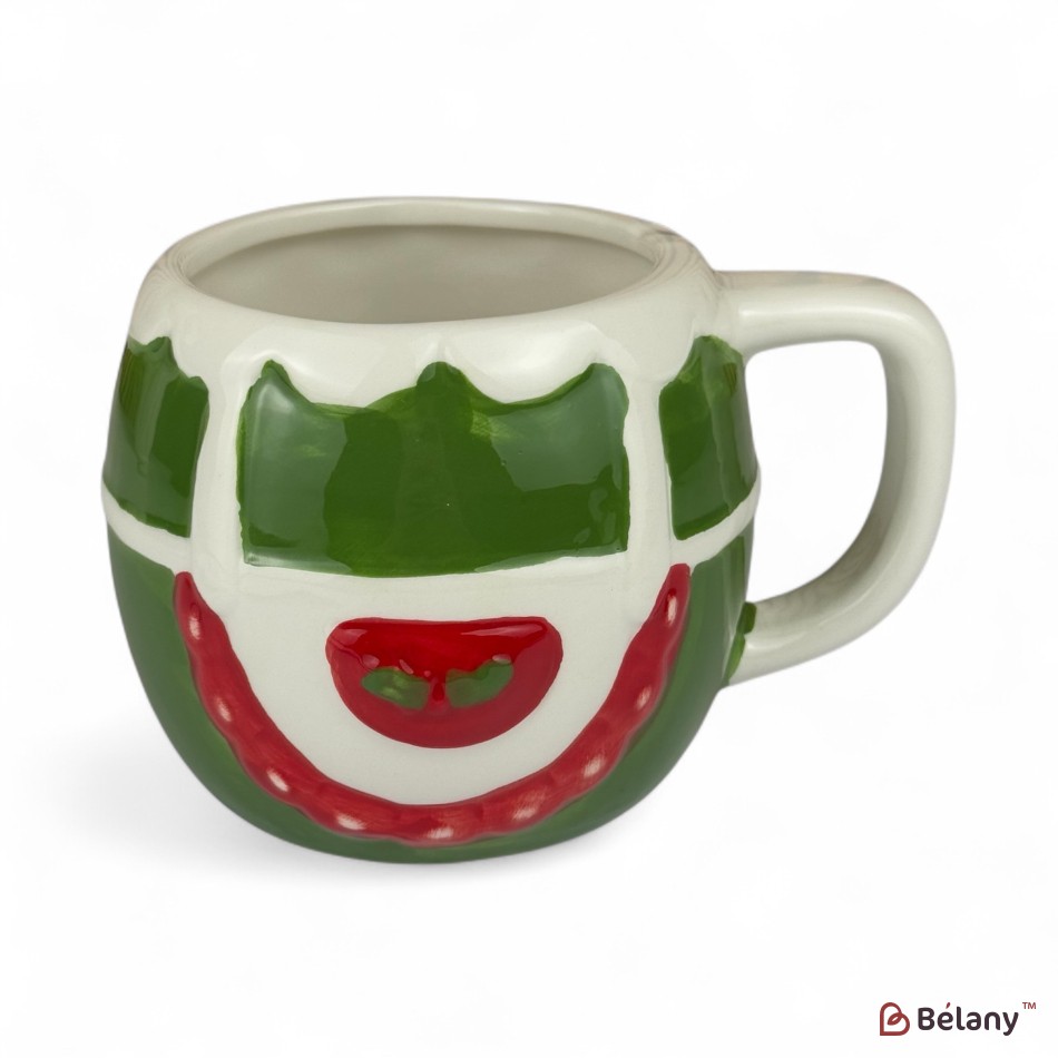 Christmas Mug "Red-Green" green, 8/7