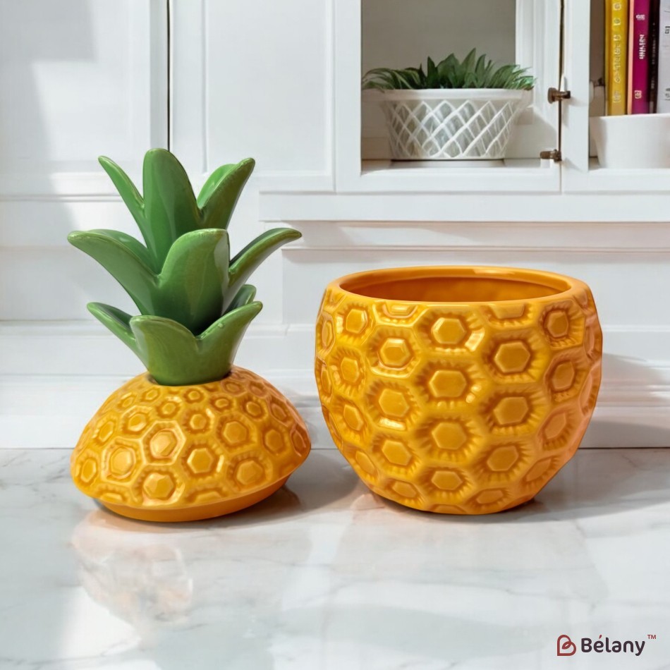 Cupe de Crăciun „Ananas #2” portocale 23/10 | 3