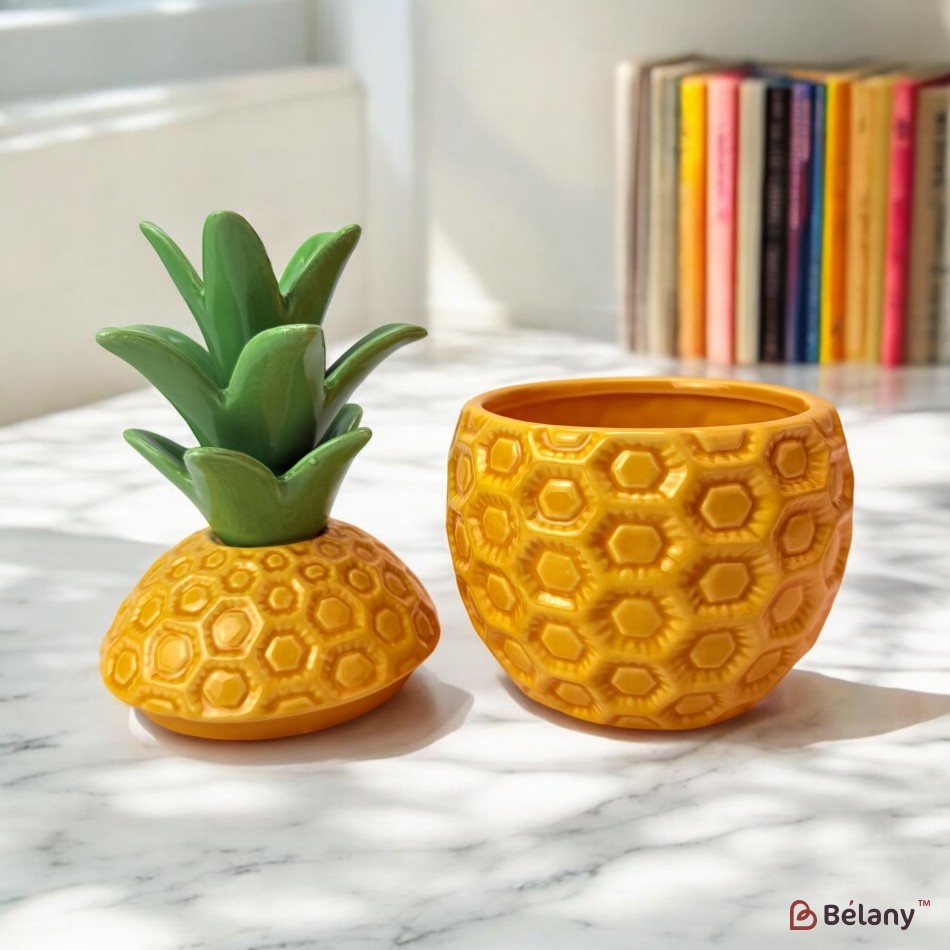 Cupe de Crăciun „Ananas #2” portocale 23/10 | 4