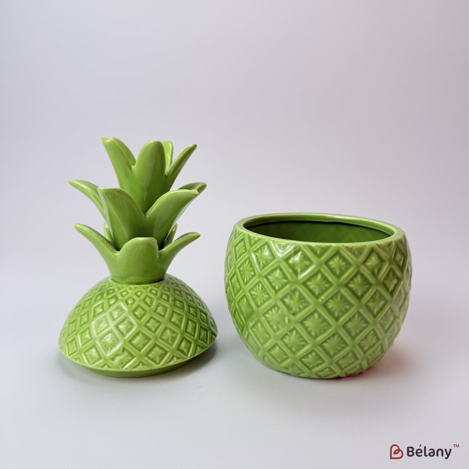 Cupe de Crăciun „Ananas #3” verde | 2