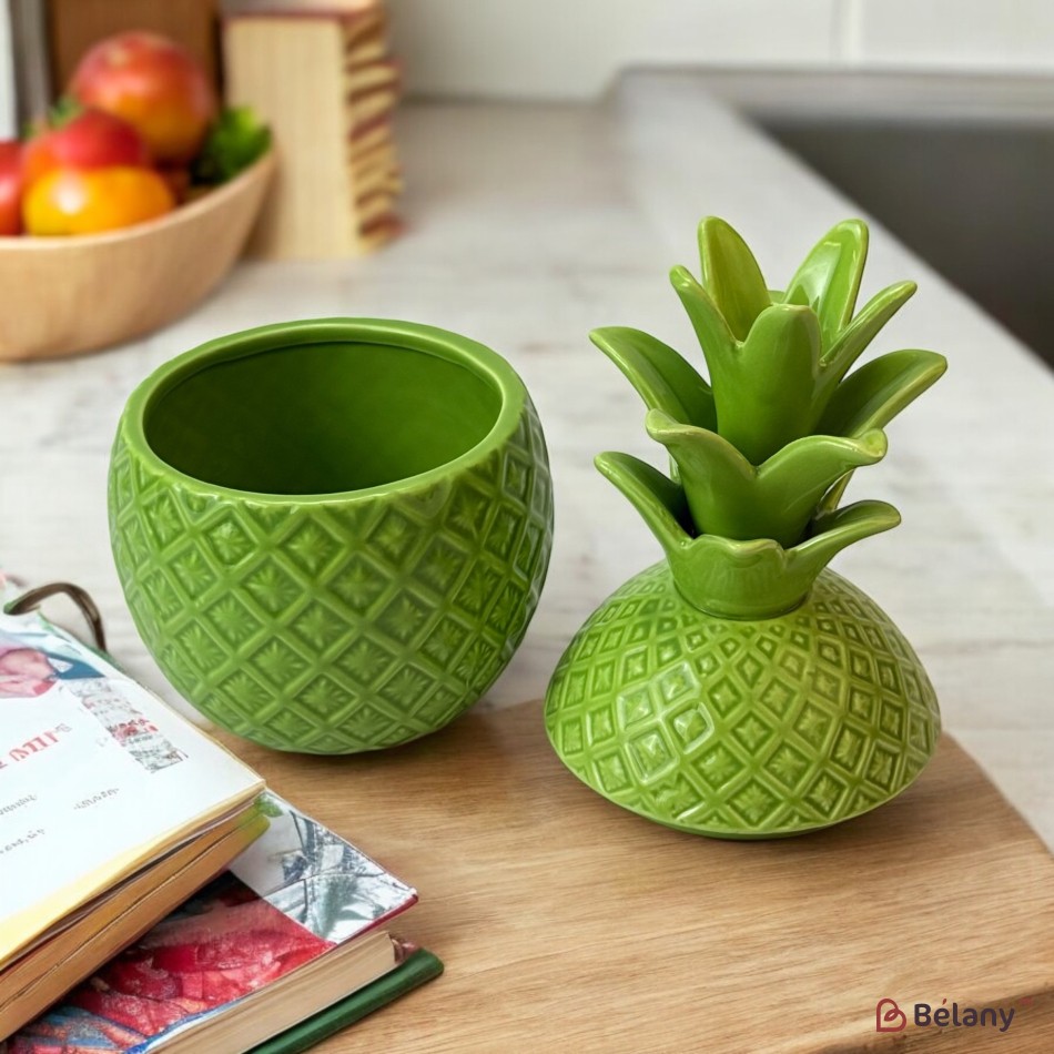 Cupe de Crăciun „Ananas #3” verde | 3