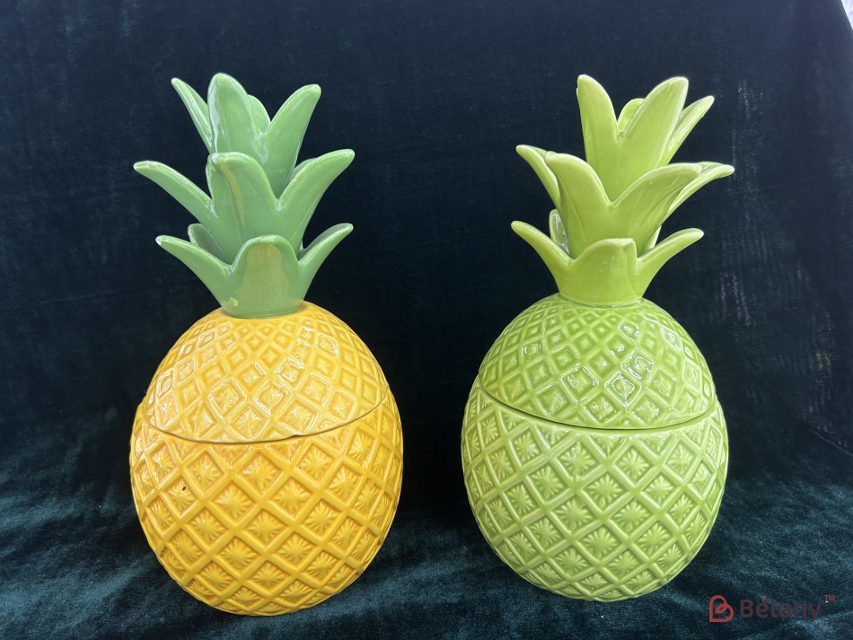 Cupe de Crăciun „Ananas #4” portocale