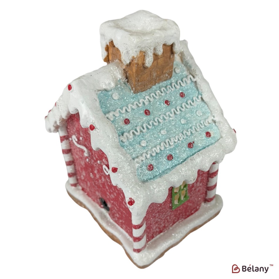 Decorative house figurine "Feelings #1"Music, light, USB, 3 pcs AAA batteries | 3