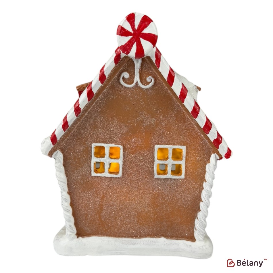 Decorative house figurine "Feelings #1"Music, light, 3 pcs AAA batteries | 3
