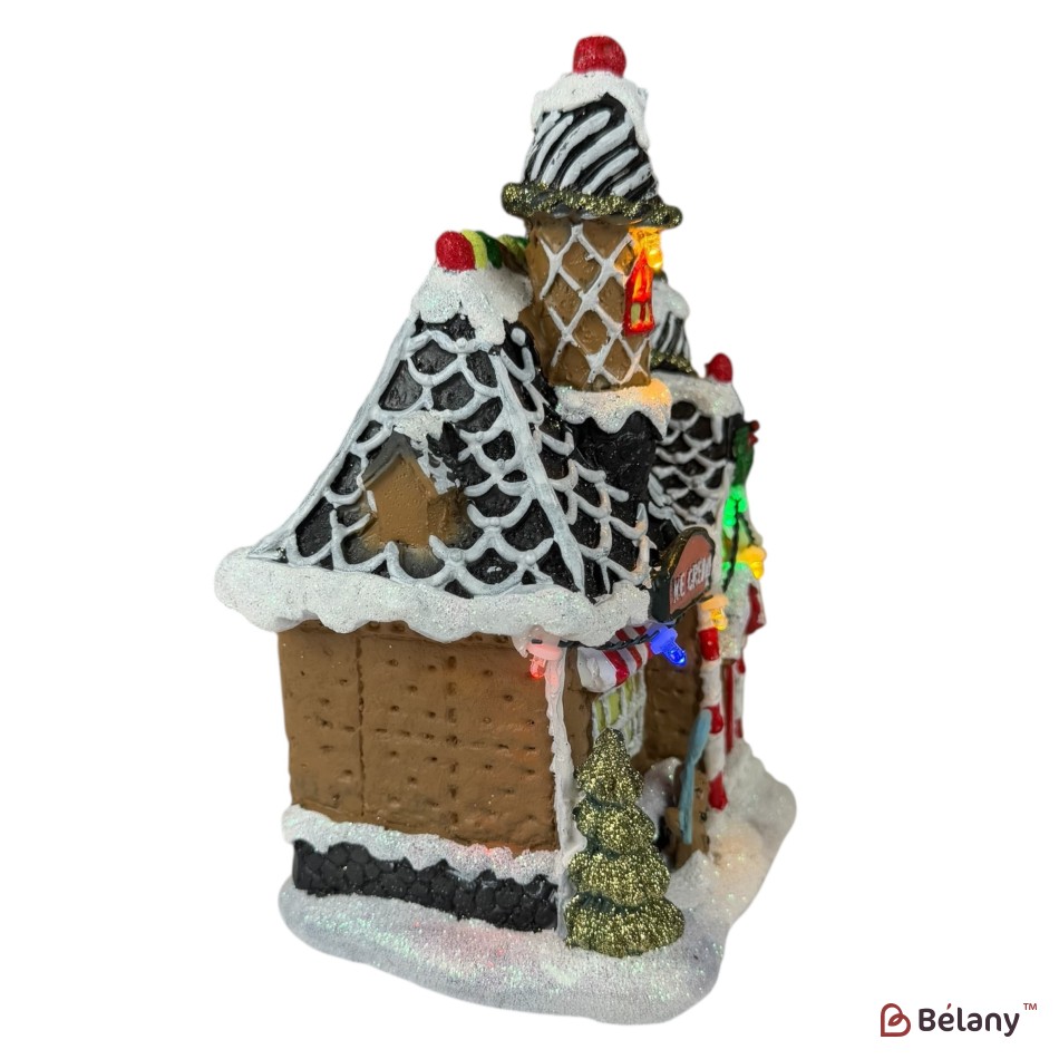 House-shaped figurine "Feelings #6"”,light, 3 pcs AAA batteries | 2