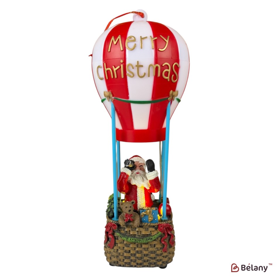 Christmas figurine "Aerostat"3 pcs AAA batteries