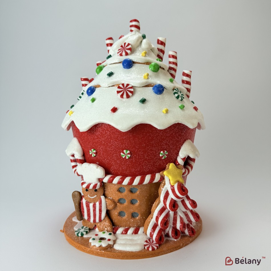 Figurina din ceramica "Casa de turta dulce #3"