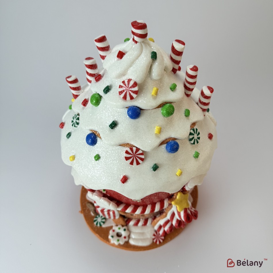 Figurina din ceramica "Casa de turta dulce #3" | 3