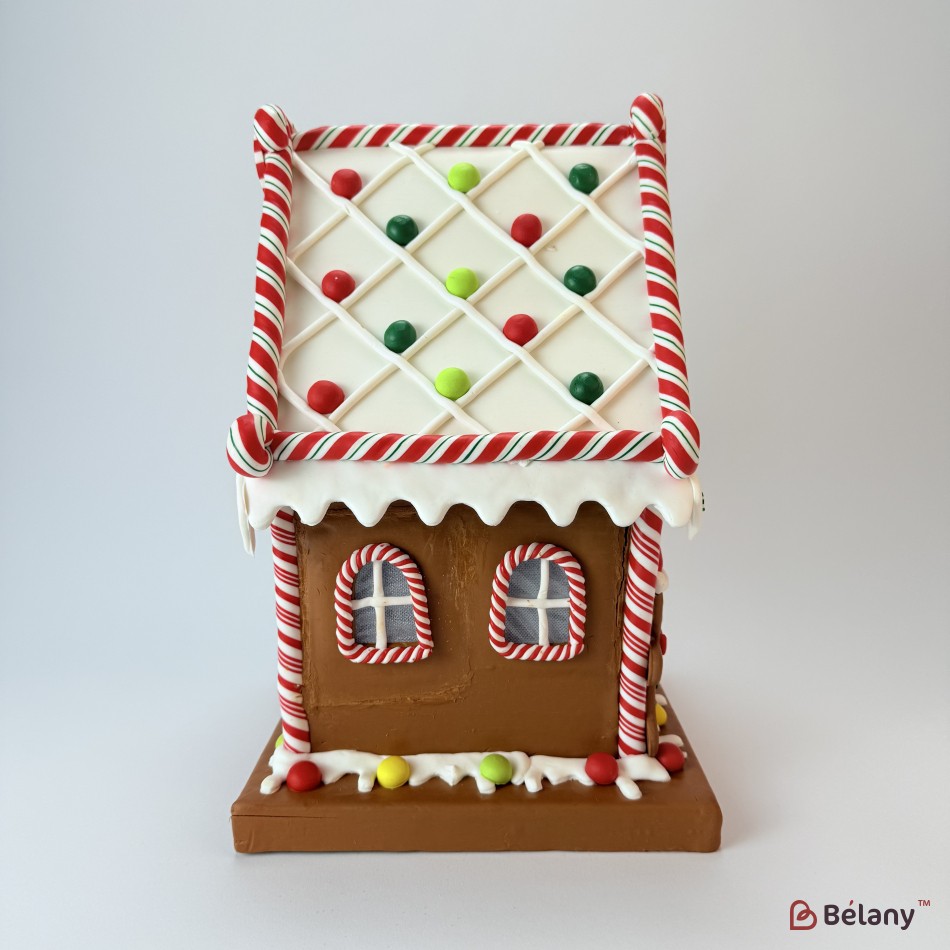 Figurina din ceramica "Casa de turta dulce #4" | 4