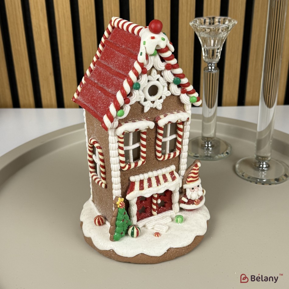 Figurina din ceramica "Casa de turta dulce #7A" | 3
