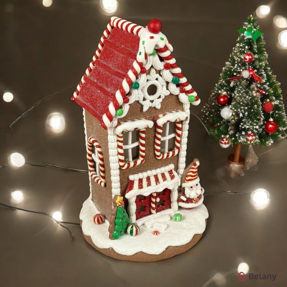 Figurina din ceramica "Casa de turta dulce #7A" | 2