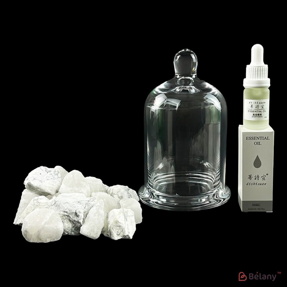 Diffuser with quartz crystals and sandalwood essential oil "Lumina" | 2