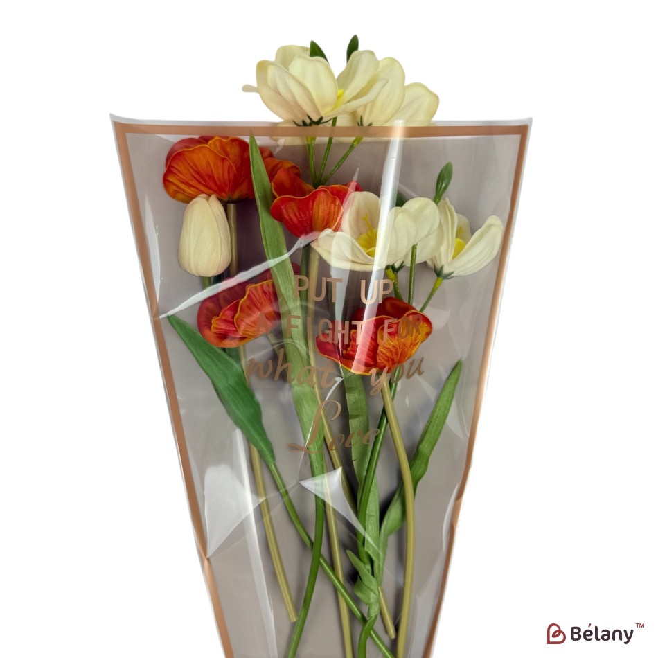 Geanta de celofan pentru flori "Miracol" #123