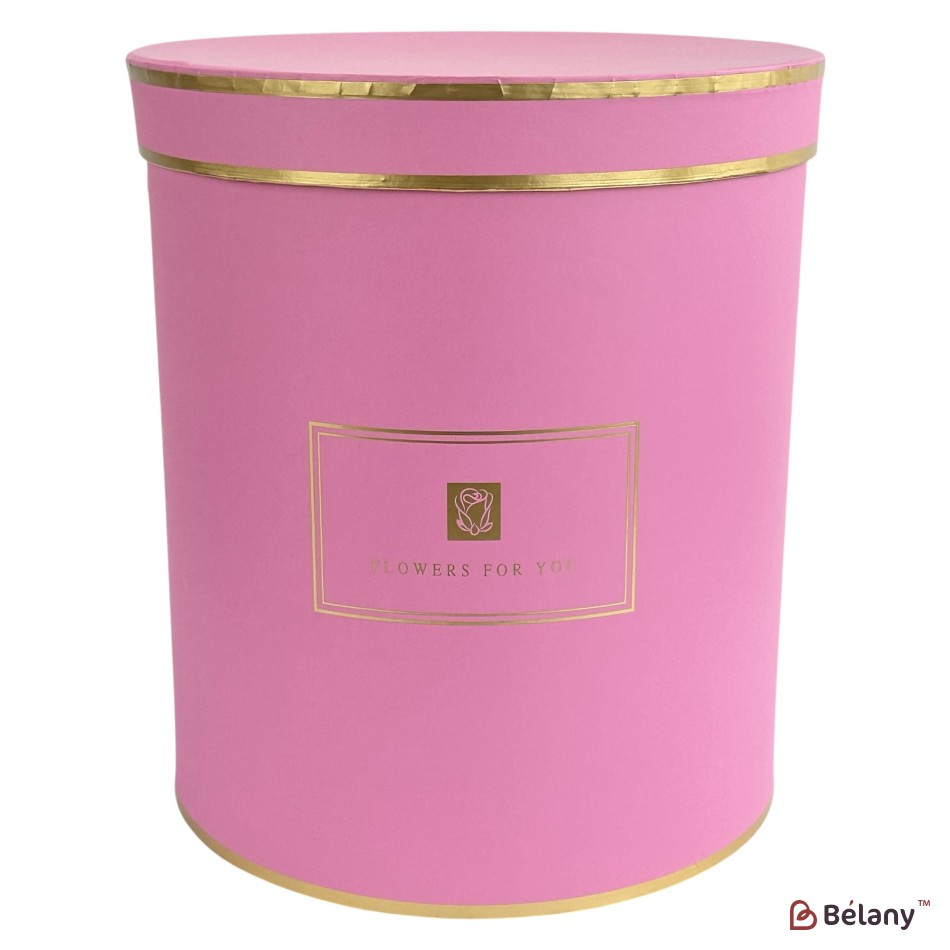 Set 3 cutii purpuriu rotunde "Chic"