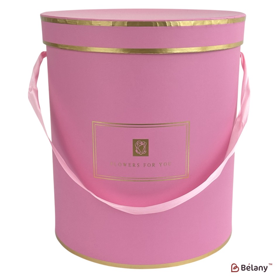 Set 3 cutii purpuriu rotunde "Chic" | 2