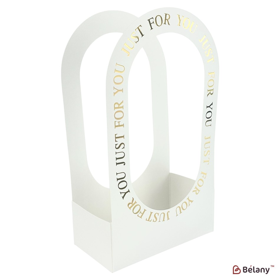Set 10 Pachete pentru flori alba "Handy" 22x12x38 | 2