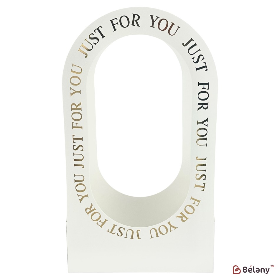 Set 10 Pachete pentru flori alba "Handy" 22x12x38 | 3