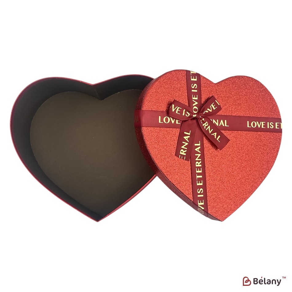 Set 3 piese in forma de inima "Lovely" rosu | 3