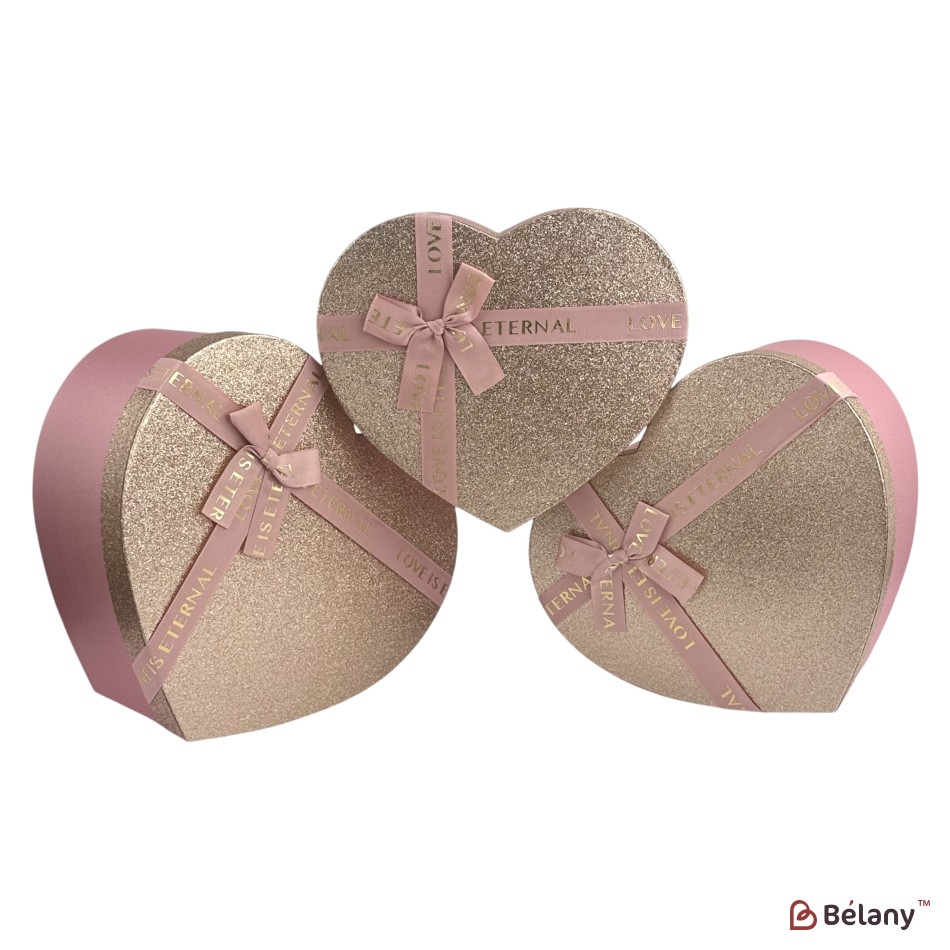 Set 3 piese in forma de inima "Lovely" | 2