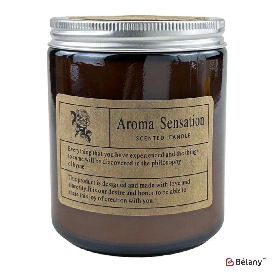 Lumanare aromatica "Amaze" clopotel de vant albastru | 2