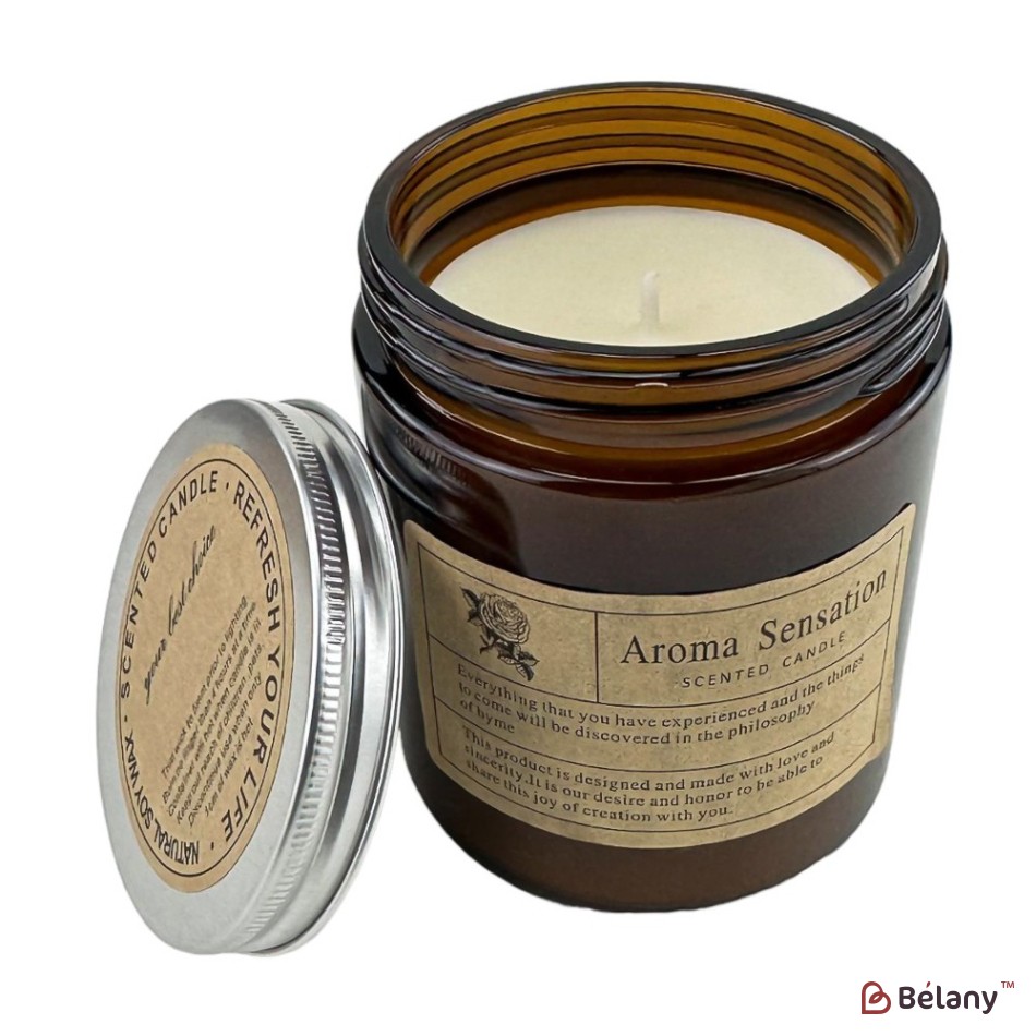 Aromatic candle "Amaze" sandalwood