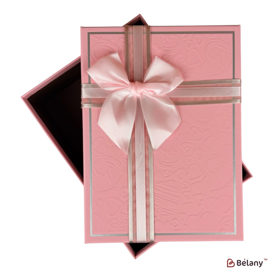 Set cutii dreptunghiulare 3 piese, roz "Prestige" | 3