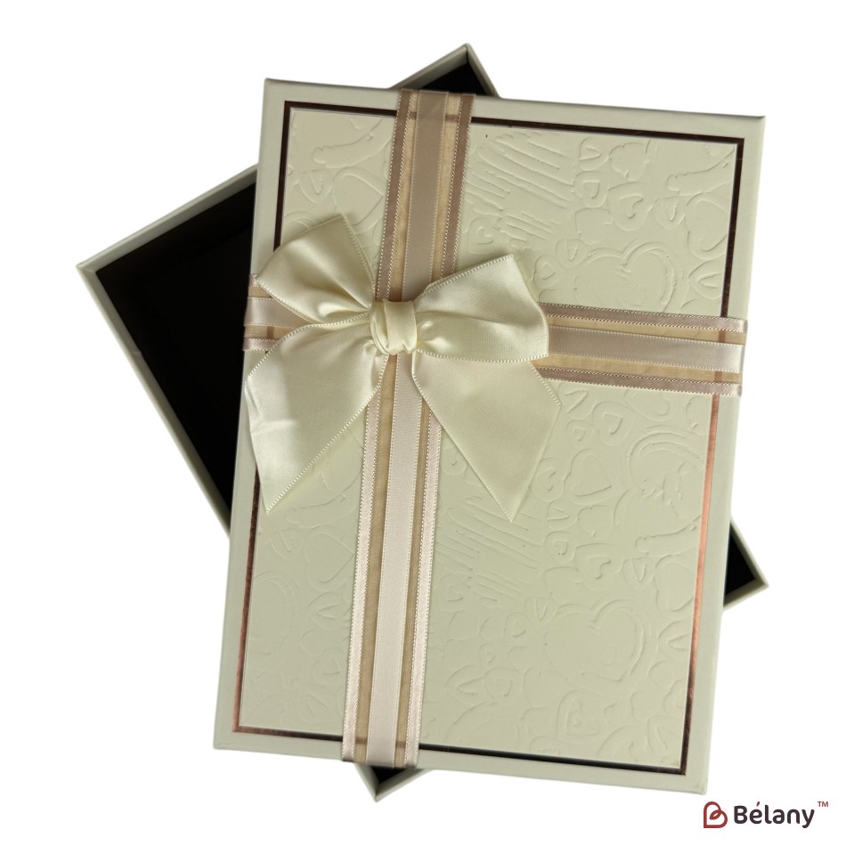 Set cutii dreptunghiulare 3 piese, alba "Prestige" | 2