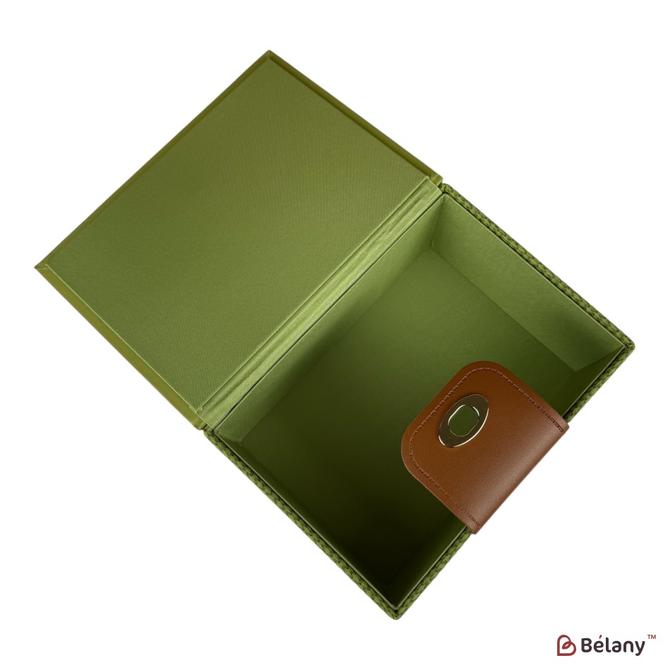 Cutie în formă de geantă, verde "Luxury" | 2