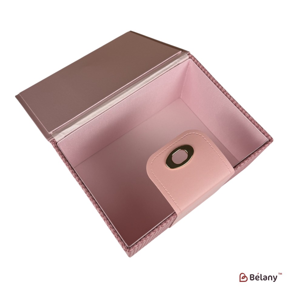 Cutie în formă de geantă, roz "Luxury" | 4