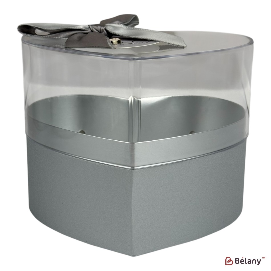 Set de 6 cutii in forma de inima "Nicely" 14.5x12.5x11.5