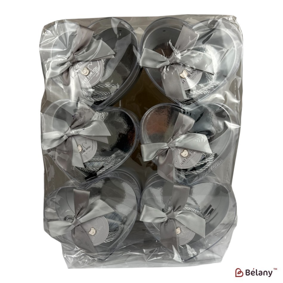 Set de 6 cutii in forma de inima "Nicely" 14.5x12.5x11.5 | 4