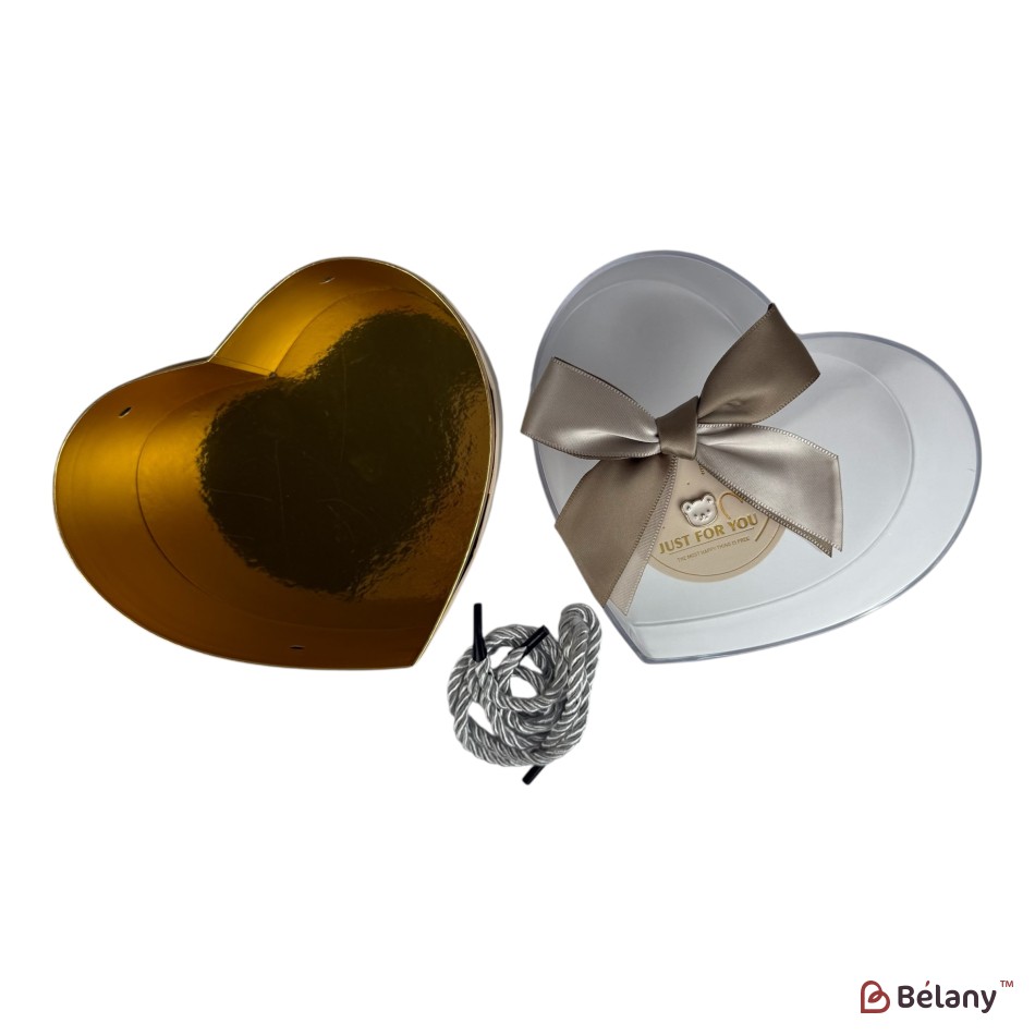 Set de 6 cutii in forma de inima "Nicely" 14.5x12.5x11.5 | 3