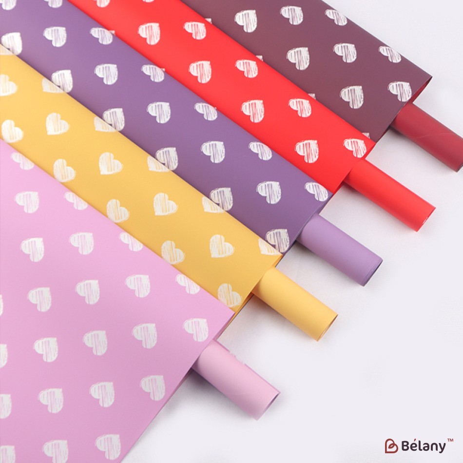 Celofan rosu "Sharp heart" #05 | 2