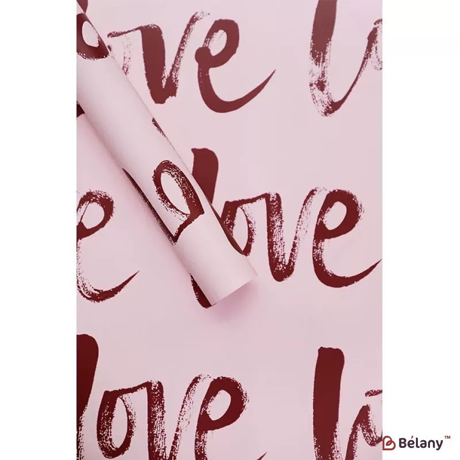 Celofan roz "Love Love" #02 | 6