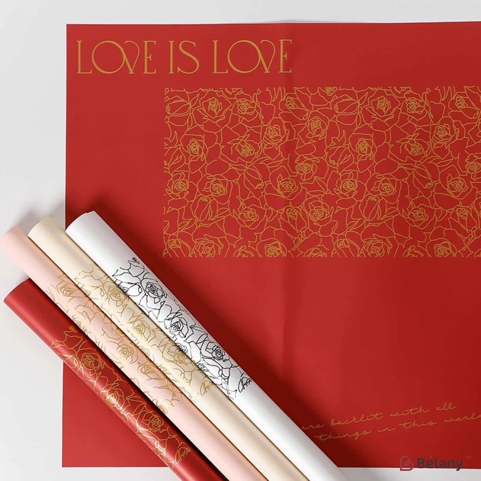 Celofan rosu "Love is Love" #02 | 6