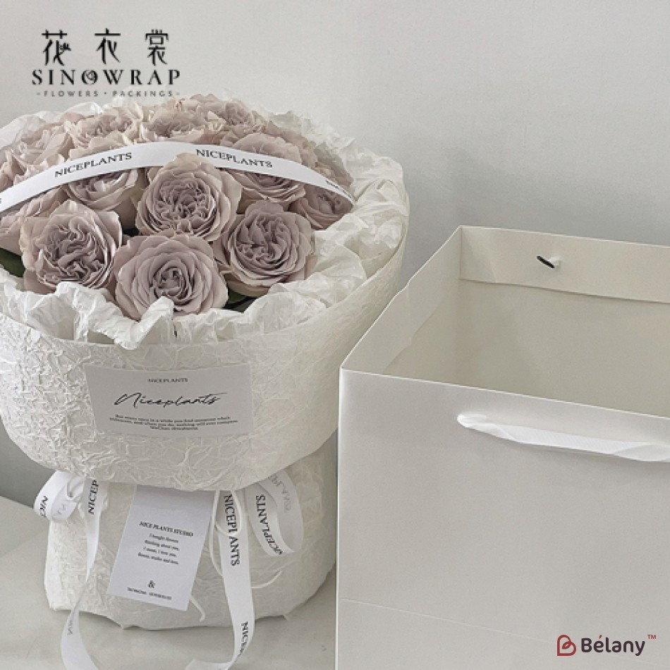 wrinkled paper for flowers#096 | 4