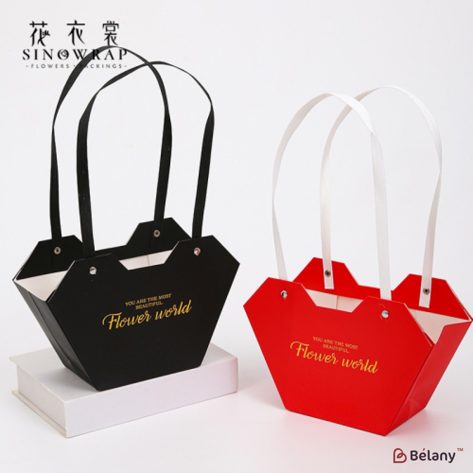 Set  10 bags for flowers, 23/15/9 red | 2