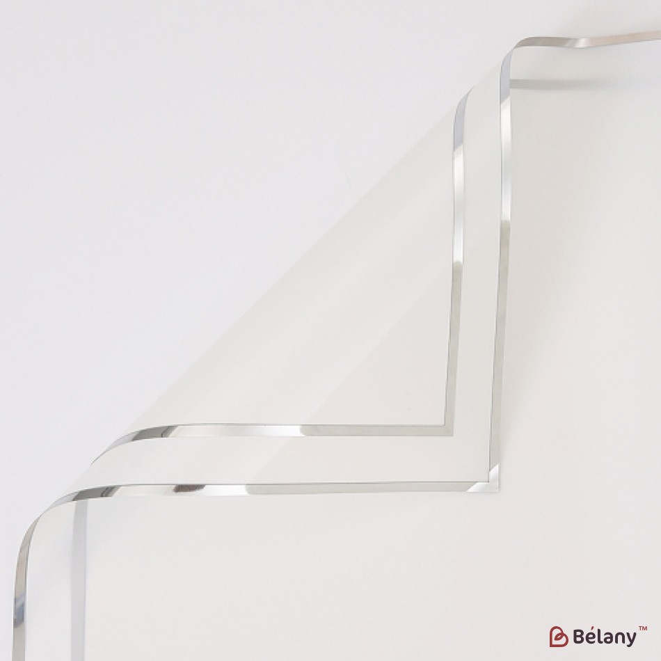 Celofan "Silver kant" transparent #02