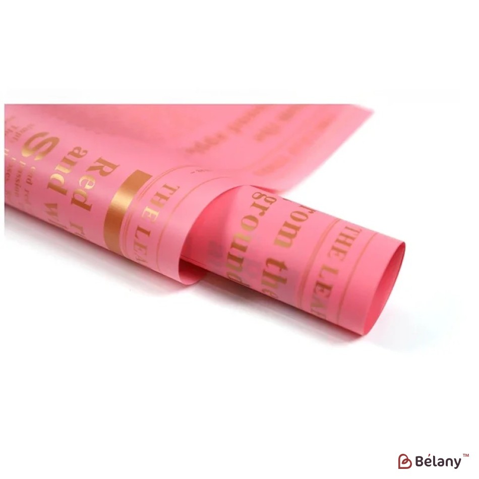 Celofan "Magazine" dark pink  #166