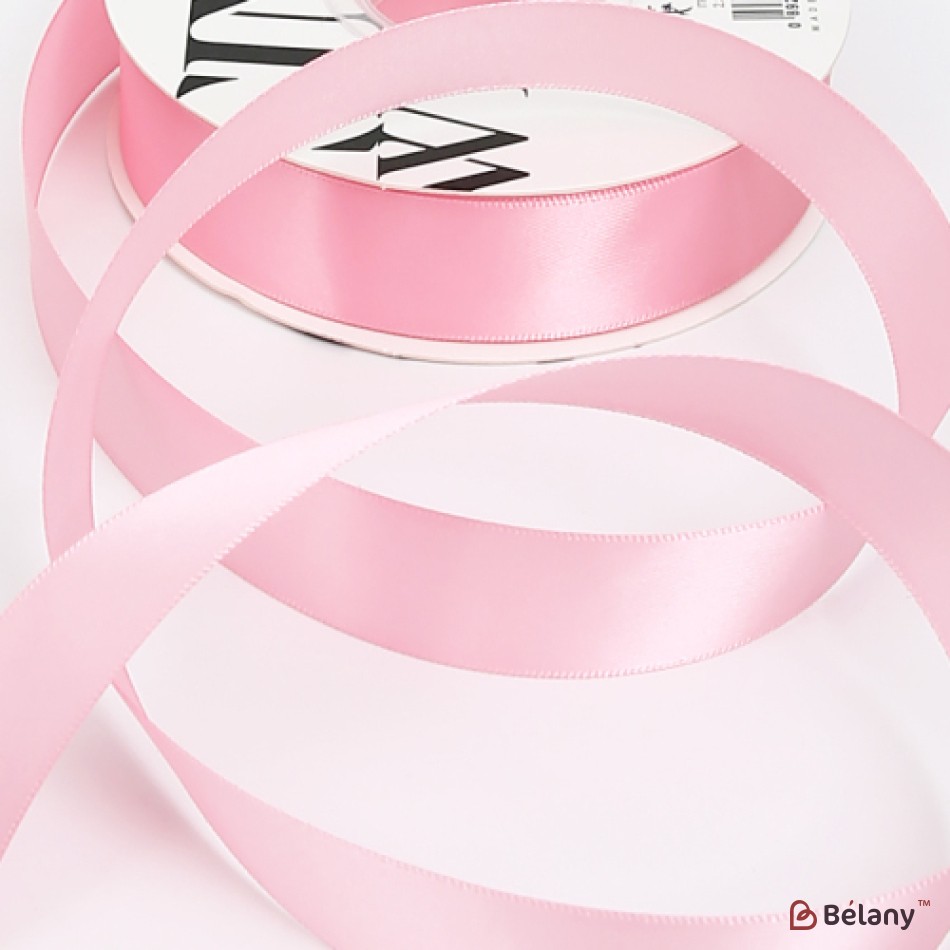 Panglică din poliester, Pink, 2,5 cm / 32 m #164