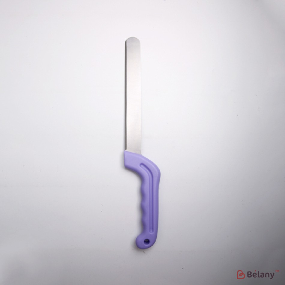lilac floral foam knife