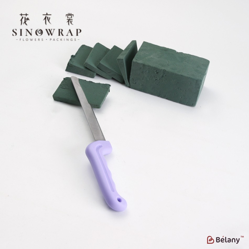 lilac floral foam knife | 2