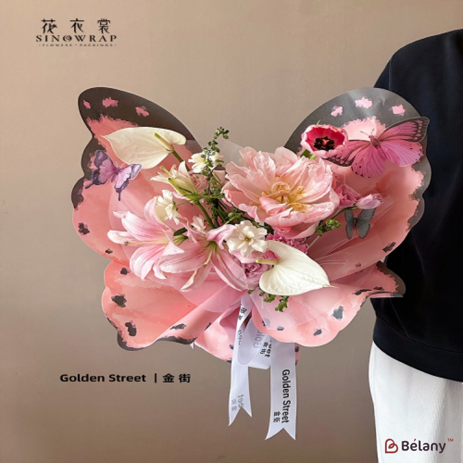 Flower wrapping paper"Wings", 85g, #01 | 3