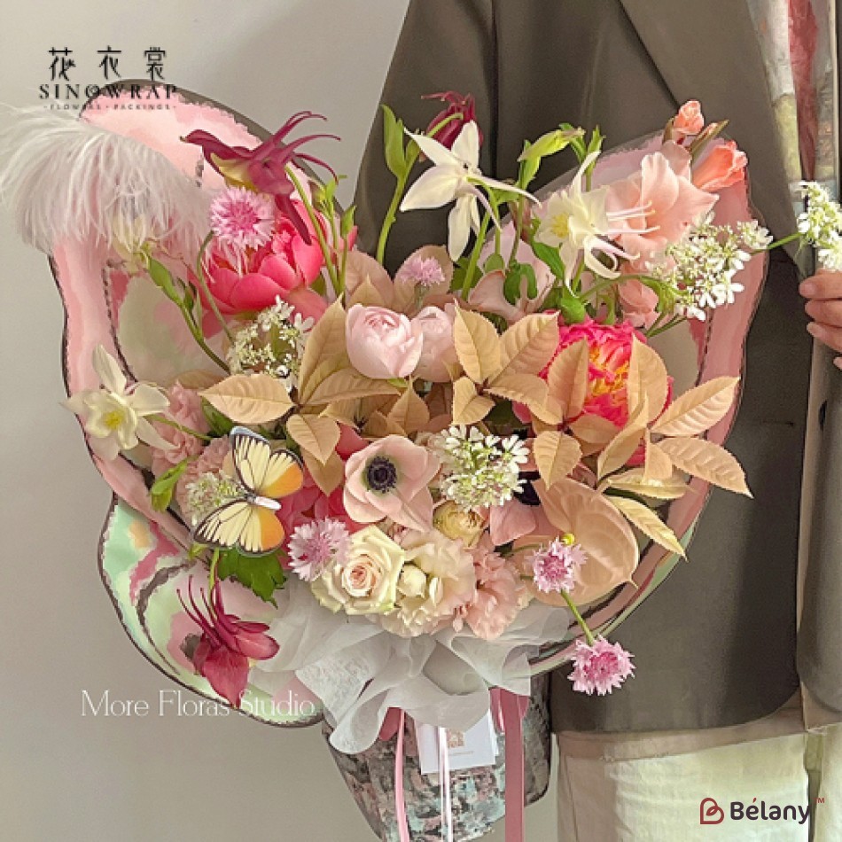 Flower wrapping paper"Wings", 85g, #01 | 7