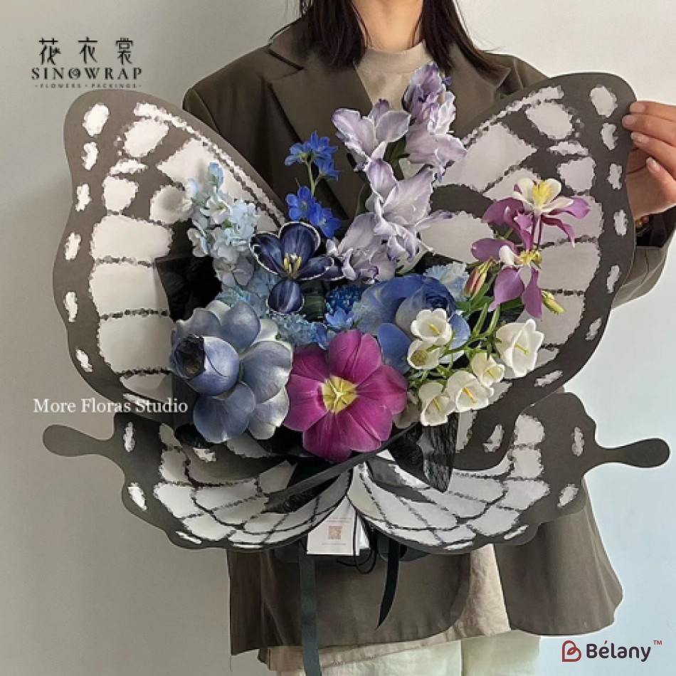 Flower wrapping paper"Wings", 85g, #01 | 9