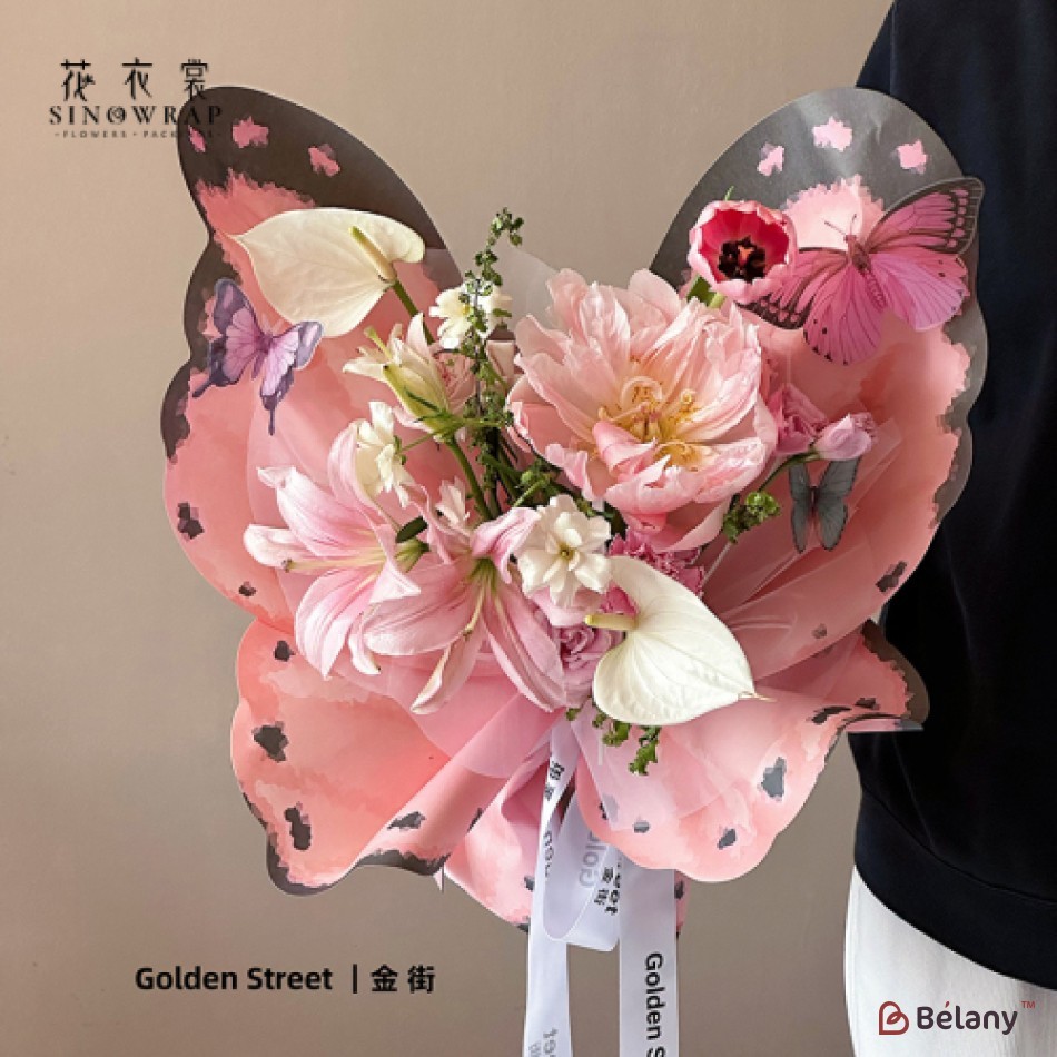 Flower wrapping paper"Wings", 85g, #01 | 10