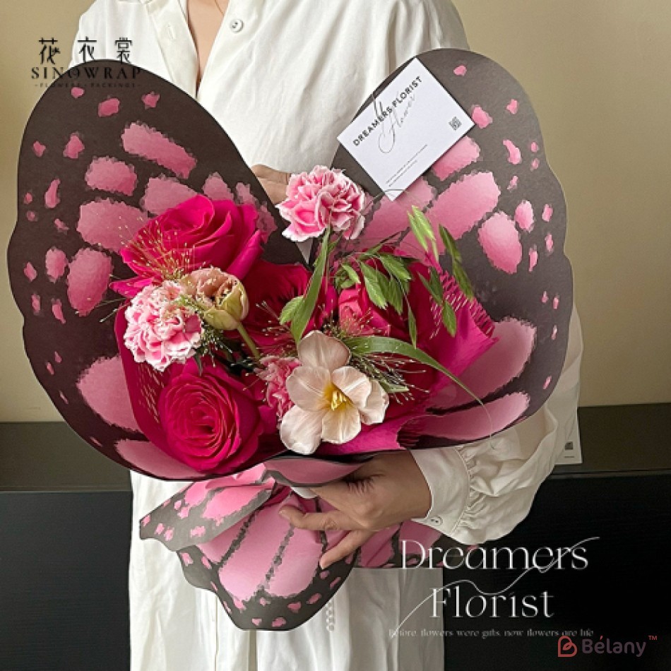 Flower wrapping paper "Wings", 85g, #04 | 3